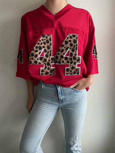 JERSEY leopard red